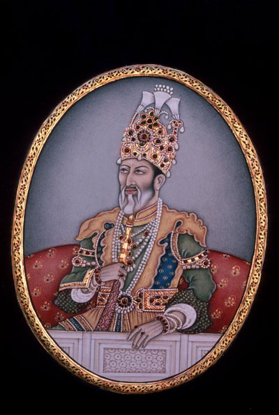 Ritratto di Shah Jahan da School Indian