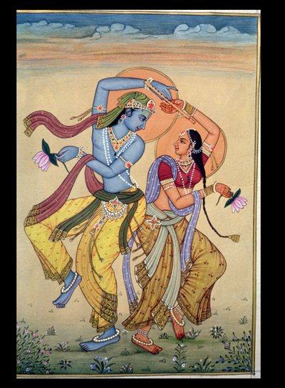 Radha e Krishna da School Indian
