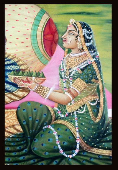 Radha, una delle mogli di Krishna da School Indian