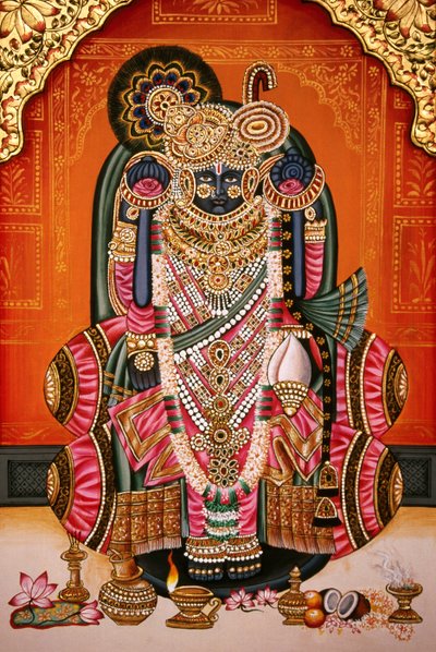 Shri Bankey Bihari Miniatura, Vrindavan, Mathura, India da School Indian
