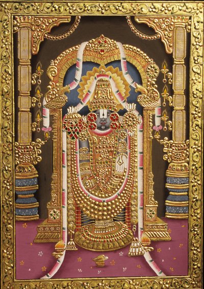 Tirupati Balaji con Rilievo d