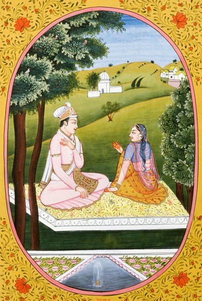 Immagine del Calendario Annuale e Pittura per un Mese Indù Ash Ad, India da School Indian