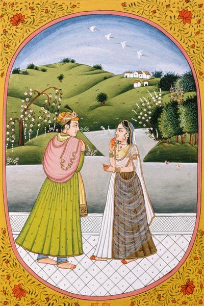 Immagine del Calendario Annuale e Pittura per un Mese Indù Marshes, India da School Indian