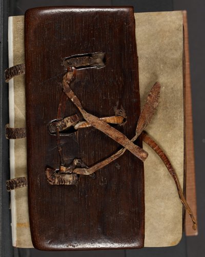 Legatura del libro del messale irlandese MS CCC 282 Corpus, c.1120-30 da School Irish