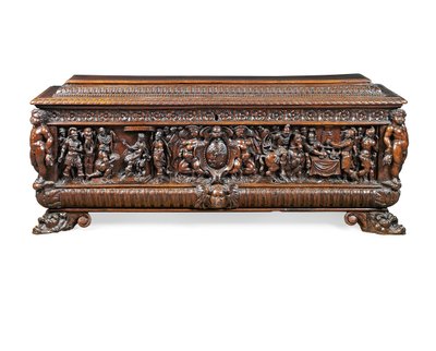 Cassone armoriale, Roma, fine XVI / inizio XVII secolo da School Italian