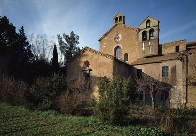 Vista esterna della chiesa dei Santi Vincenzo e Anastasio all