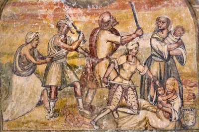 Fresco in the Church of Santa Maria della Palomba da School Italian