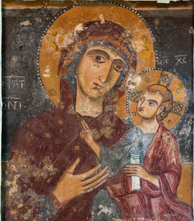 Fresco in the Church of Santa Maria della Palomba da School Italian