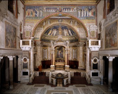 Vista interna della Basilica da School Italian