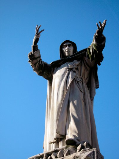 Statua di Girolamo Savonarola da School Italian