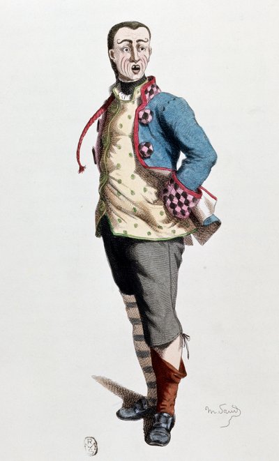 Stenterello, personaggio tradizionale del carnevale di Firenze, Italia da School Italian