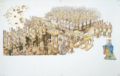 Esercito di terracotta nella tomba dell