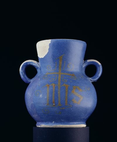 Vaso ad anello smaltato da School Italian