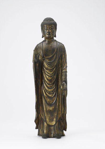 Amitabha Buddha (Amida) il Buddha della Luce Infinita, periodo Kamakura da Japanese School