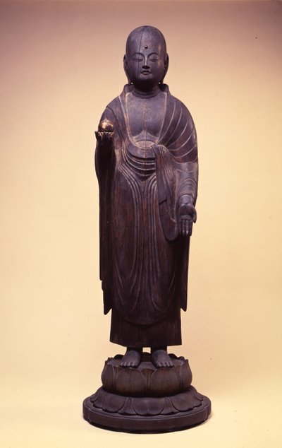 Jizo Bosatsu, periodo tardo Heian / Fujiwara da Japanese School