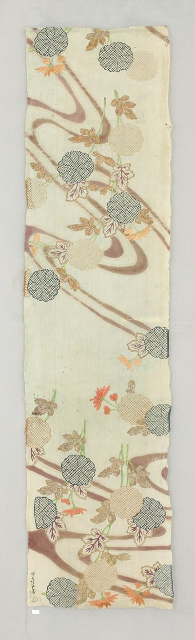 Frammento di Kimono (Tessuto) da Japanese School