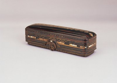 Piccola scatola Namban con coperchio, fine XVI - inizio XVII secolo da Japanese School