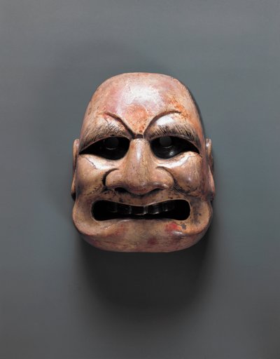 Maschera teatrale, periodo Asuka e Nara (552-794) da Japanese School