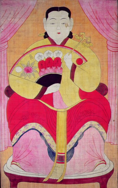 Daesin manura (pigmento naturale su seta) da School Korean