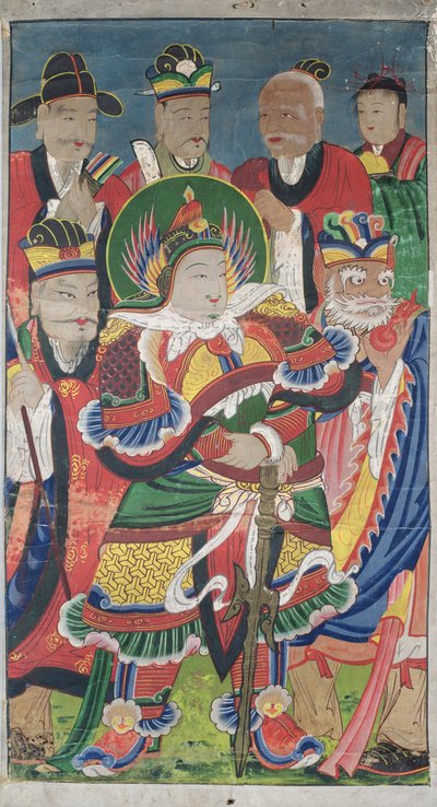 Sinjang (colore su seta) da School Korean