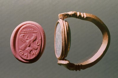 Anello con sigillo 