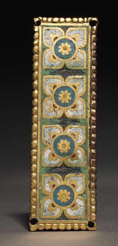 Placca, probabilmente da un reliquiario, c.1200-1250 da School Mosan