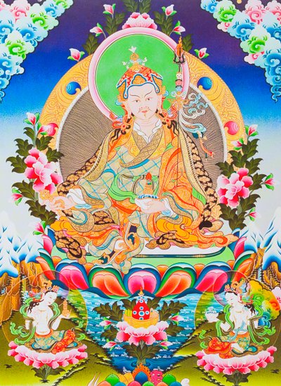 Immagine raffigurante Padmasambhava o guru Rimpoche, l