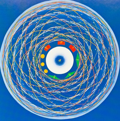 Om cosmo Mandala, che rappresenta la totalità, l