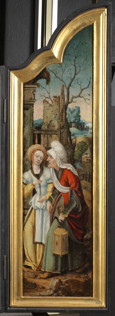 Adorazione dei pastori (pannello sinistro di un trittico) da School Netherlandish