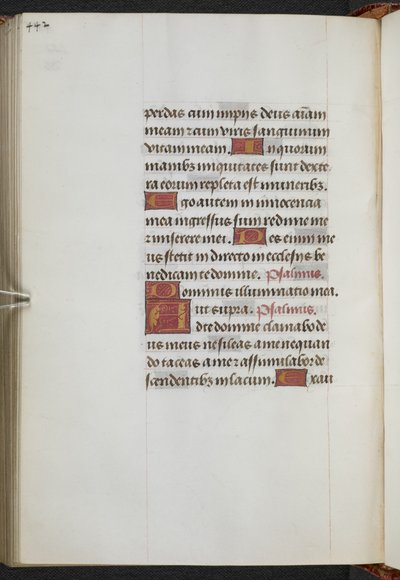 Re 9, f.235v, Libro delle Ore, Uso di Sarum (