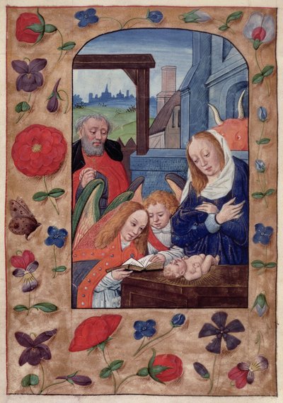 La Natività, da un Libro d