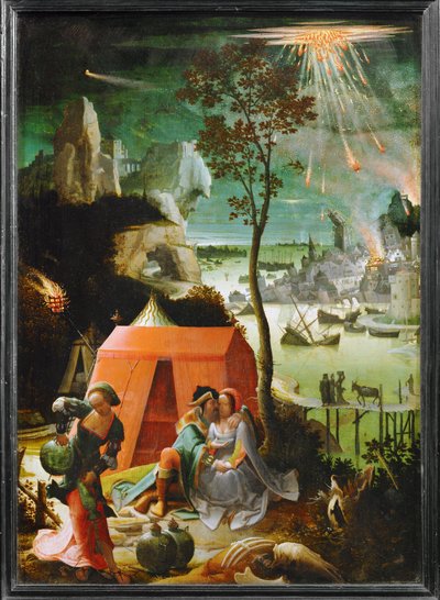 Lot e le sue figlie ... da School Netherlandish