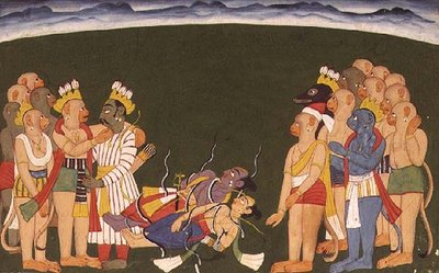 Rama e Lakshmana attaccati con nagapasa, dal 