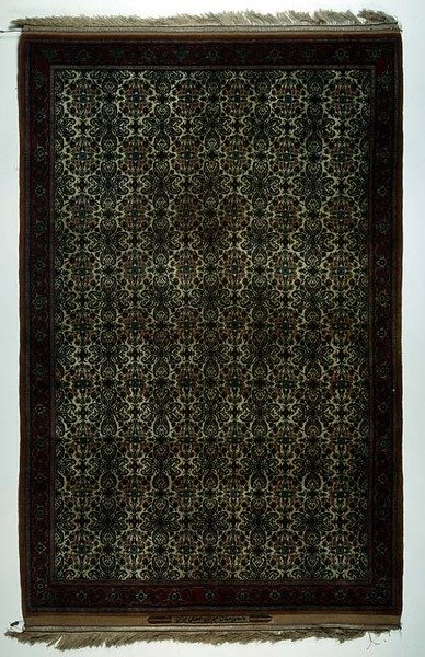 Tappeto di Isfahan con cartiglio d
