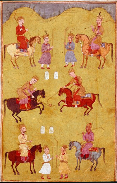 Arte islamica: la partita di polo da School Persian