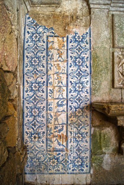 Pannello raffigurante scene di caccia, Tarouca, Portogallo da School Portuguese