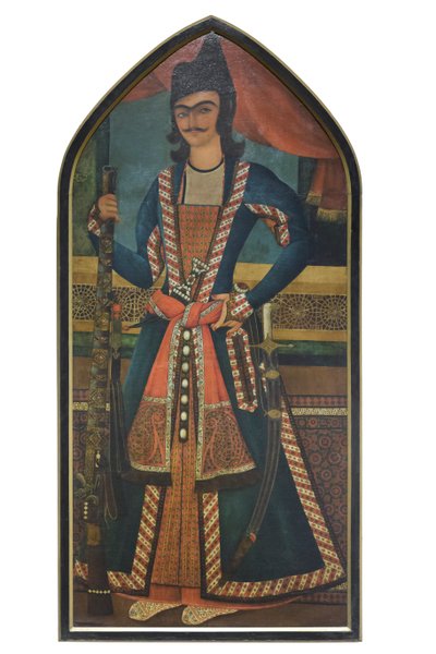 Un principe Qajar, possibilmente Bahram Mirza da School Qajar