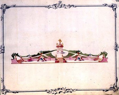 Dettaglio del set principale per i fuochi d