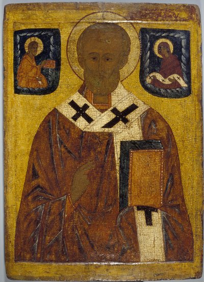 Icona di San Nicola da School Russian