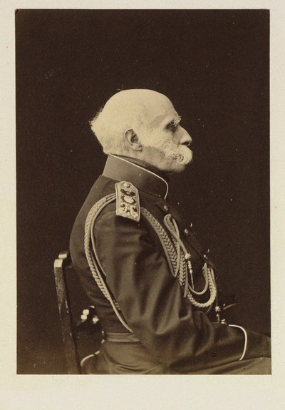 Ritratto del conte Fyodor Petrovich Litke (1797-1882), Anonimo. Litografia da School Russian