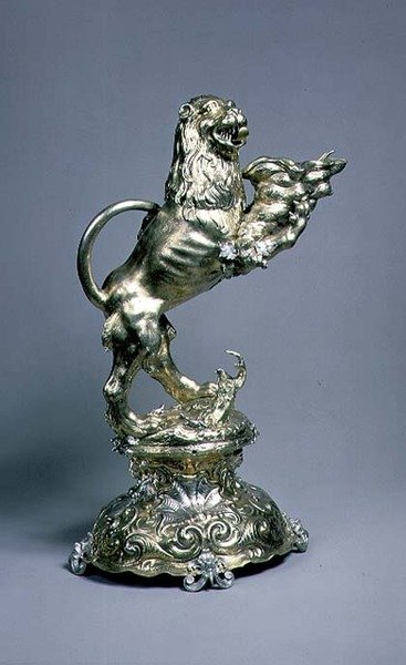 Vaso a forma di leone, G. Lang, Ausburg, inizio XVII secolo da School Russian
