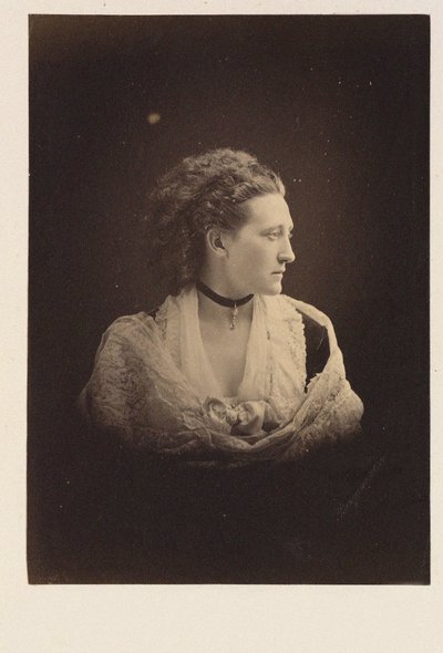 Marie Maximilianovna de Leuchtenberg - Principessa Maria Maximilianovna di Leuchtenberg (1841-1914), Anonimo. Litografia da School Russian