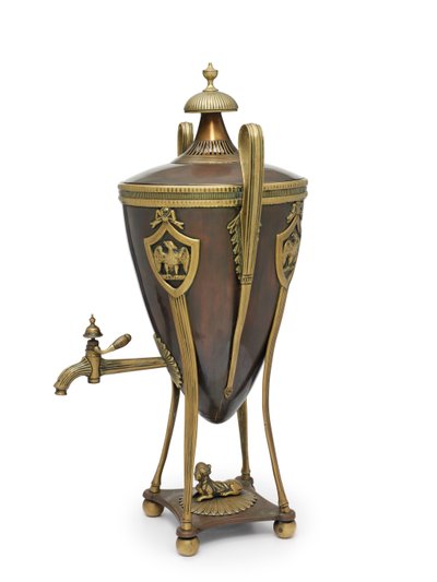 Samovar di Napoleone, c.1815 da School Russian