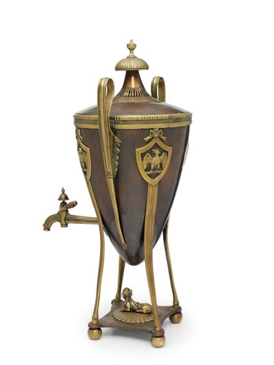 Samovar di Napoleone, c.1815 da School Russian
