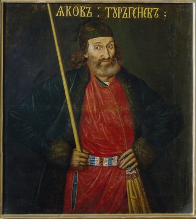 Ritratto di Jacob Tourgueniev da School Russian