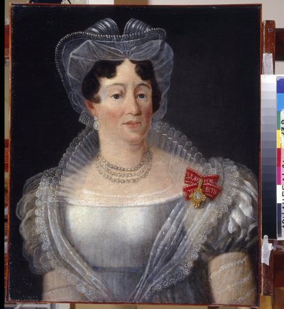 Ritratto della contessa Yelizaveta Fyodorovna Musina-Pushkina da School Russian