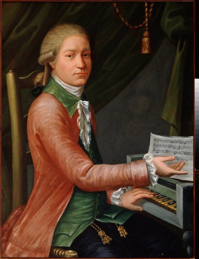 Ritratto del compositore Yevstigney Fomin (1761-1800) da School Russian
