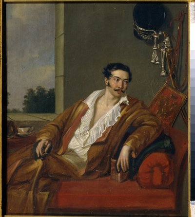 Ritratto del conte Vasily Fedorovich Gagarin da School Russian