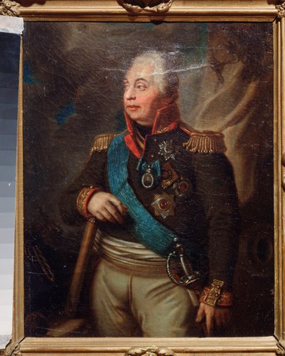 Ritratto del maresciallo Principe Mikhail Kutuzov da School Russian