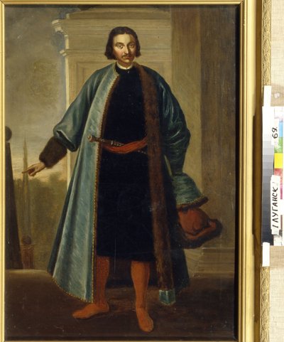 Ritratto del principe Anikita Ivanovich Repnin da School Russian